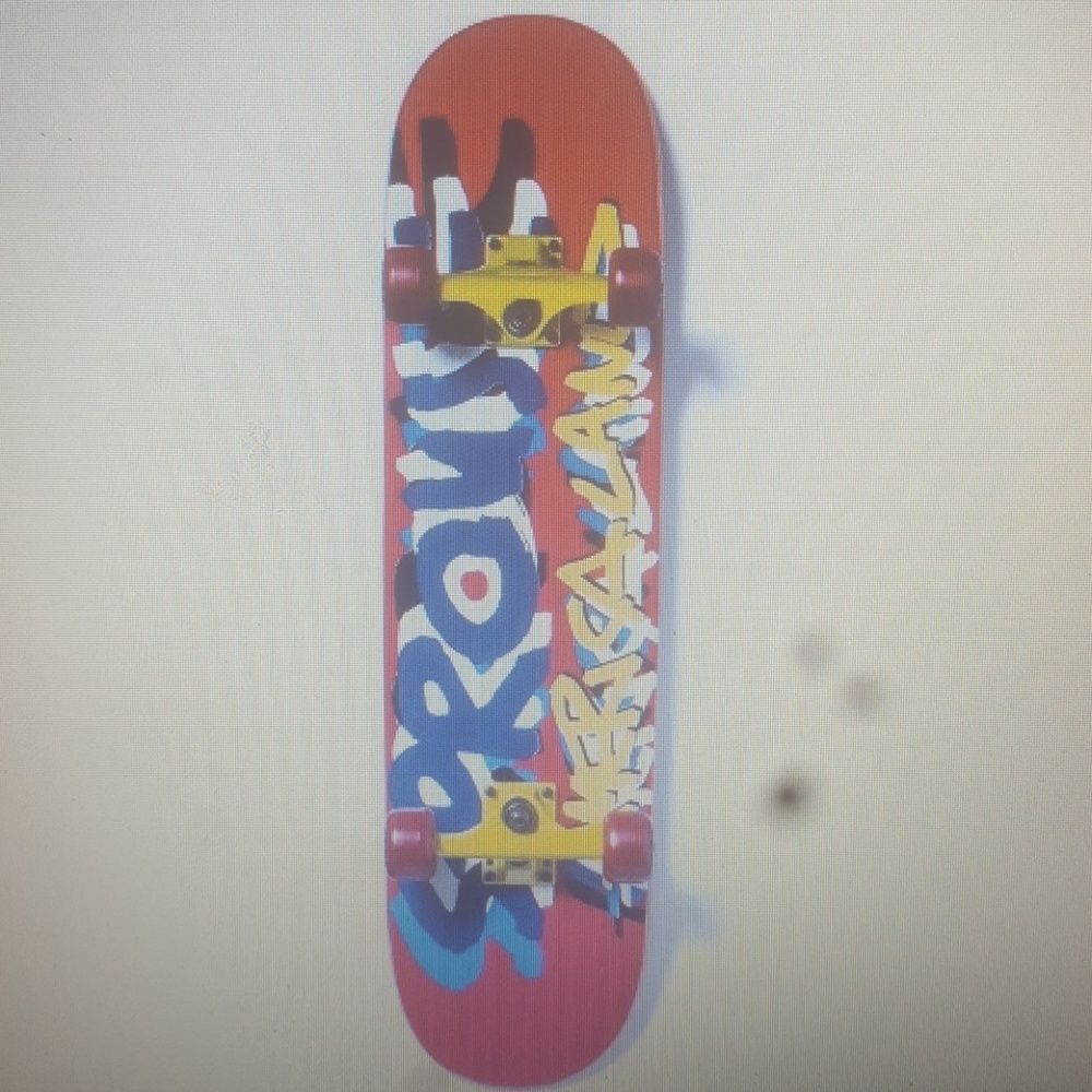 New Stephen Sprouse Graffiti Print Skateboard -